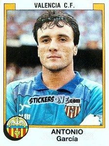 Cromo Antonio Garcia - Liga Spagnola 1987-1988 - Panini