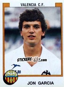 Sticker Jon Garcia - Liga Spagnola 1987-1988 - Panini