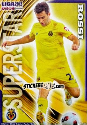 Sticker Giuseppe Rossi - Campeonato Nacional De Liga 2011-2012 - Mundicromo