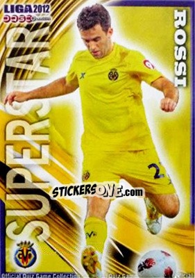 Sticker Giuseppe Rossi - Campeonato Nacional De Liga 2011-2012 n. 108 - Mundicromo