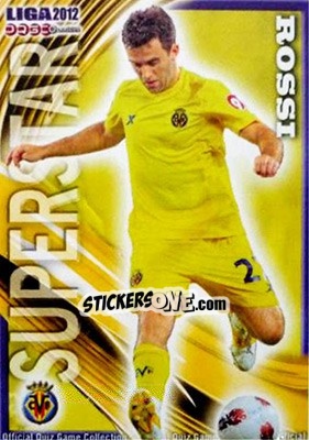 Cromo Giuseppe Rossi - Campeonato Nacional De Liga 2011-2012 - Mundicromo