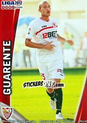 Cromo Guarente - Campeonato Nacional De Liga 2011-2012 - Mundicromo