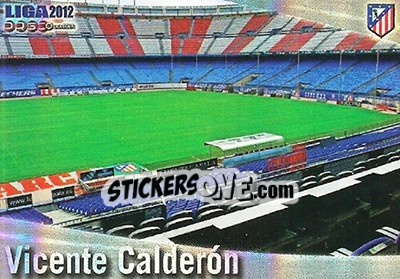 Figurina Vicente Calderón - Campeonato Nacional De Liga 2011-2012 - Mundicromo