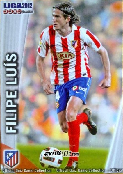 Cromo Filipe Luís - Campeonato Nacional De Liga 2011-2012 n. 168 - Mundicromo
