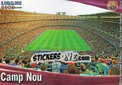 Cromo Camp Nou - Campeonato Nacional De Liga 2011-2012 - Mundicromo