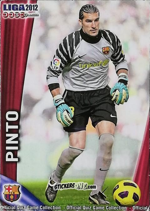 Sticker Pinto - Campeonato Nacional De Liga 2011-2012 n. 5 - Mundicromo
