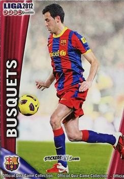 Sticker Busquets - Campeonato Nacional De Liga 2011-2012 n. 13 - Mundicromo