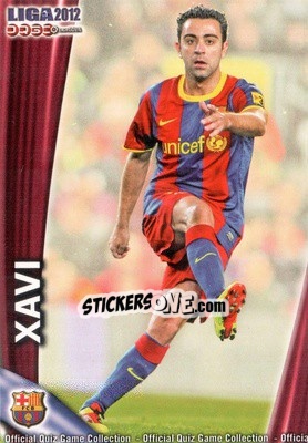 Sticker Xavi - Campeonato Nacional De Liga 2011-2012 - Mundicromo