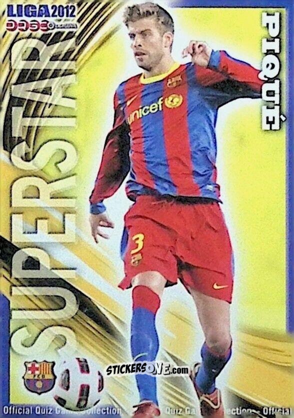 Figurina Piqué - Campeonato Nacional De Liga 2011-2012 n. 24 - Mundicromo