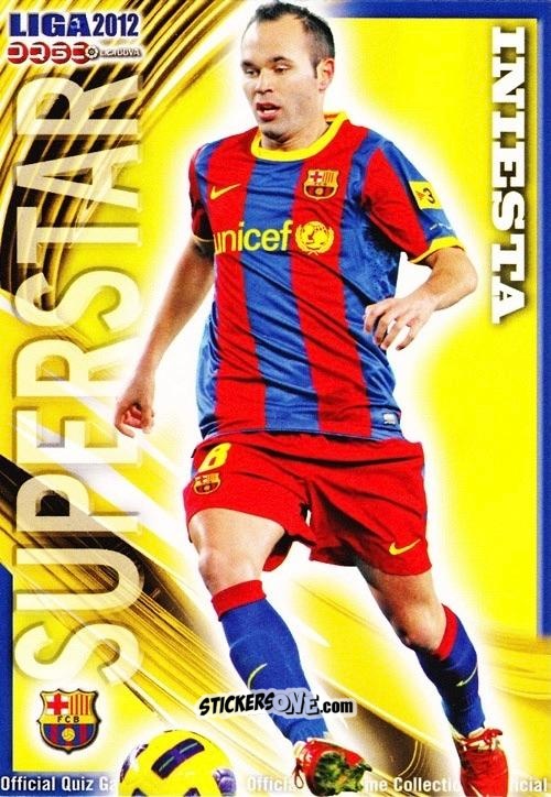 Figurina Iniesta - Campeonato Nacional De Liga 2011-2012 n. 25 - Mundicromo