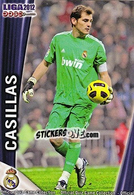 Sticker Casillas - Campeonato Nacional De Liga 2011-2012 n. 31 - Mundicromo