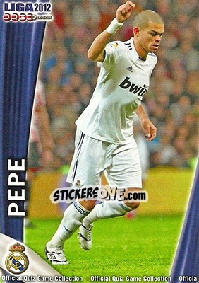 Sticker Pepe - Campeonato Nacional De Liga 2011-2012 - Mundicromo