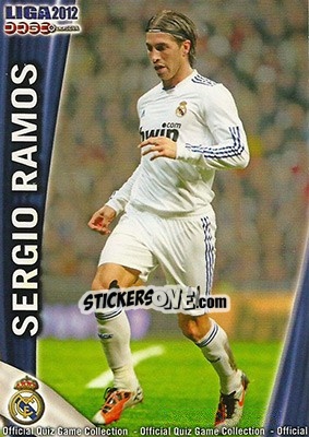 Sticker Sergio Ramos - Campeonato Nacional De Liga 2011-2012 - Mundicromo