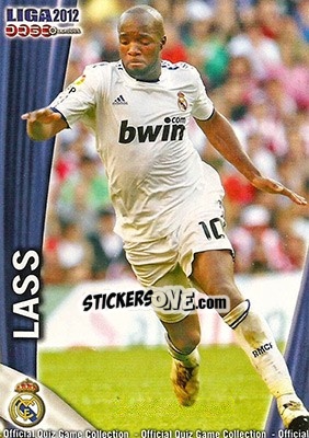 Sticker Lassana Diarra - Campeonato Nacional De Liga 2011-2012 - Mundicromo