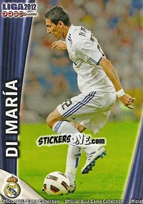 Sticker Di María - Campeonato Nacional De Liga 2011-2012 - Mundicromo