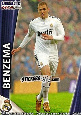 Sticker Benzema - Campeonato Nacional De Liga 2011-2012 - Mundicromo