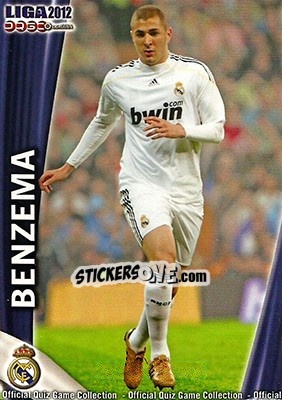 Cromo Benzema - Campeonato Nacional De Liga 2011-2012 - Mundicromo