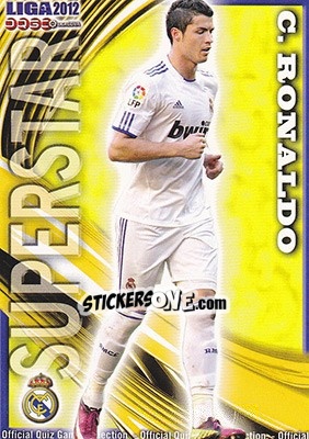 Sticker Cristiano Ronaldo - Campeonato Nacional De Liga 2011-2012 - Mundicromo