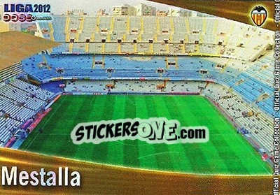Sticker Mestalla - Campeonato Nacional De Liga 2011-2012 - Mundicromo