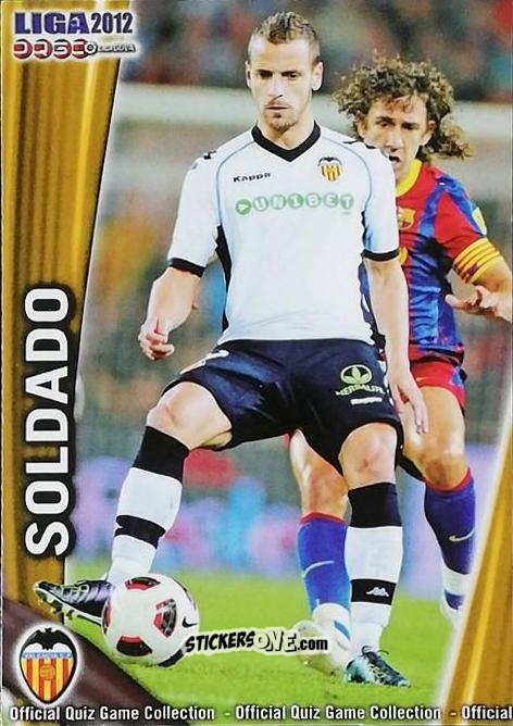 Cromo Soldado - Campeonato Nacional De Liga 2011-2012 n. 75 - Mundicromo