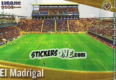 Figurina El Madrigal - Campeonato Nacional De Liga 2011-2012 - Mundicromo