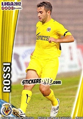 Cromo Giuseppe Rossi - Campeonato Nacional De Liga 2011-2012 - Mundicromo