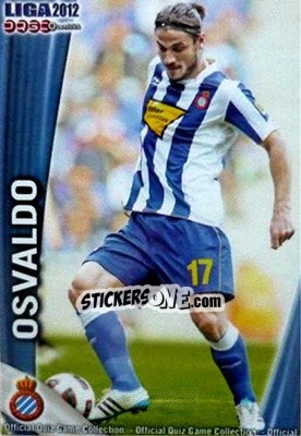 Sticker Pablo Osvaldo - Campeonato Nacional De Liga 2011-2012 n. 210a - Mundicromo