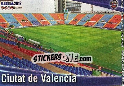 Sticker Ciutat de Valencía - Campeonato Nacional De Liga 2011-2012 - Mundicromo