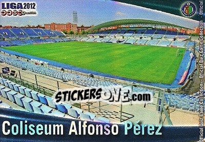 Sticker Coliseum Alfonso Pérez - Campeonato Nacional De Liga 2011-2012 n. 407 - Mundicromo