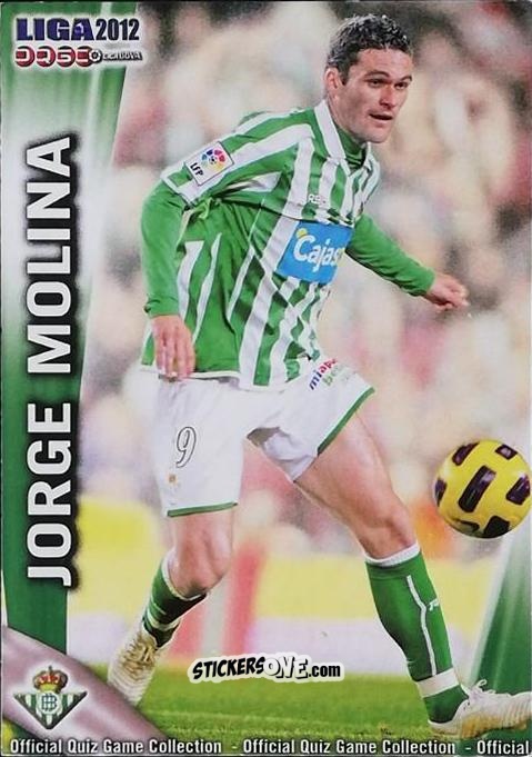 Cromo Jorge Molina - Campeonato Nacional De Liga 2011-2012 n. 480 - Mundicromo
