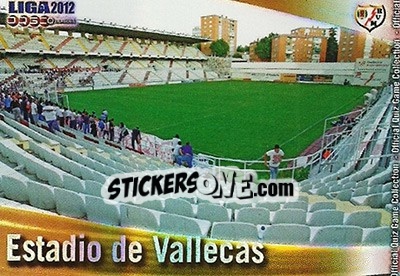 Figurina Estadio de Vallecas - Campeonato Nacional De Liga 2011-2012 - Mundicromo