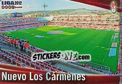 Figurina Nuevo Los Cármenes - Campeonato Nacional De Liga 2011-2012 - Mundicromo