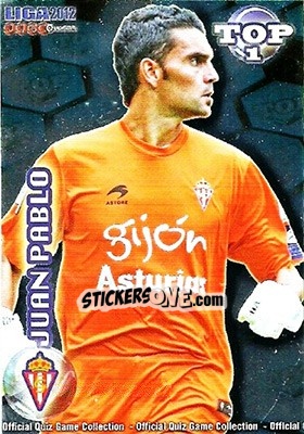 Sticker Juan Pablo - Campeonato Nacional De Liga 2011-2012 - Mundicromo