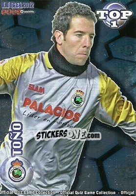 Sticker Toño - Campeonato Nacional De Liga 2011-2012 - Mundicromo