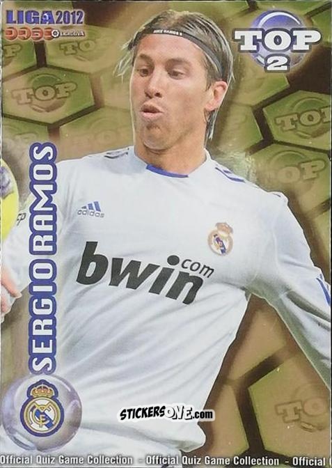 Sticker Sergio Ramos - Campeonato Nacional De Liga 2011-2012 n. 551 - Mundicromo