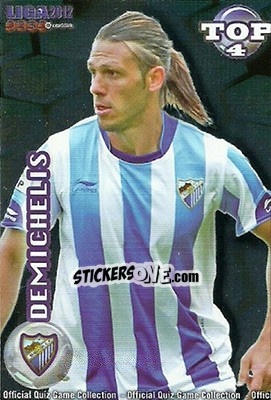 Sticker Demichelis - Campeonato Nacional De Liga 2011-2012 n. 563 - Mundicromo