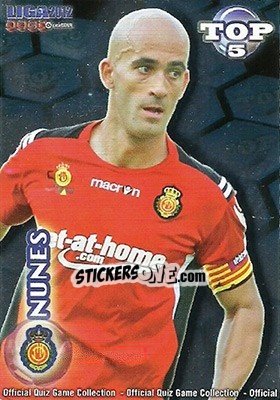 Cromo Nunes - Campeonato Nacional De Liga 2011-2012 - Mundicromo