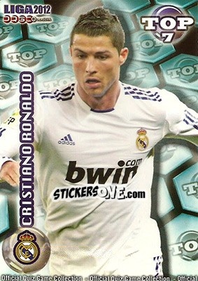 Cromo Cristiano Ronaldo - Campeonato Nacional De Liga 2011-2012 - Mundicromo