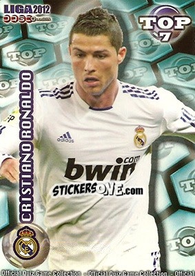 Figurina Cristiano Ronaldo - Campeonato Nacional De Liga 2011-2012 - Mundicromo