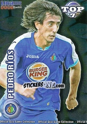 Cromo Pedro Rios - Campeonato Nacional De Liga 2011-2012 - Mundicromo