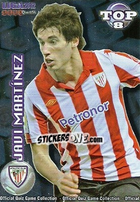 Sticker Javi Martínez - Campeonato Nacional De Liga 2011-2012 n. 608 - Mundicromo