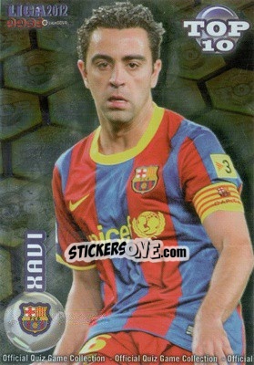 Sticker Xavi - Campeonato Nacional De Liga 2011-2012 - Mundicromo