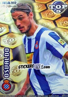 Cromo Pablo Osvaldo - Campeonato Nacional De Liga 2011-2012 - Mundicromo