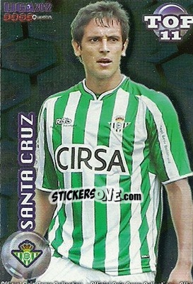 Sticker Roque Santa Cruz - Campeonato Nacional De Liga 2011-2012 - Mundicromo