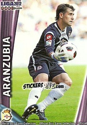 Cromo Aranzubia - Campeonato Nacional De Liga 2011-2012 - Mundicromo