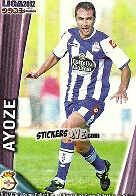 Figurina Ayoze - Campeonato Nacional De Liga 2011-2012 - Mundicromo