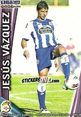 Sticker Jesús Vázquez - Campeonato Nacional De Liga 2011-2012 n. 721 - Mundicromo