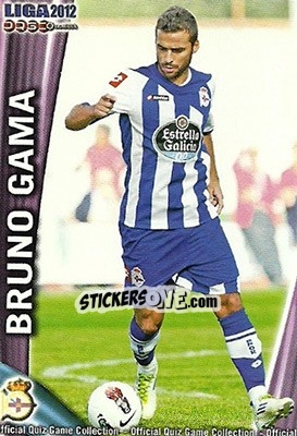 Cromo Bruno Gama - Campeonato Nacional De Liga 2011-2012 - Mundicromo