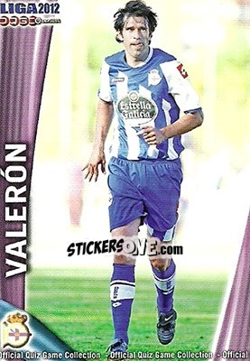 Sticker Valerón - Campeonato Nacional De Liga 2011-2012 n. 723 - Mundicromo