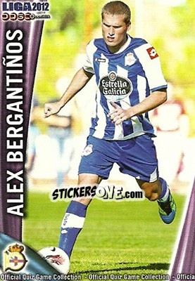 Sticker Alex Bergantiños - Campeonato Nacional De Liga 2011-2012 n. 725 - Mundicromo